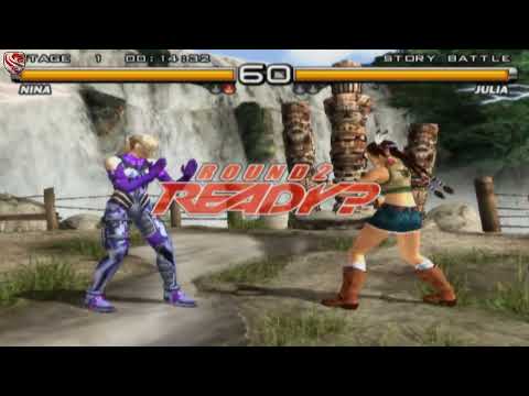 Tekken 5 Nina Williams vs Julia Chang Fight