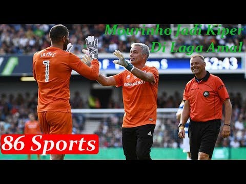 Pelatih Jadi Kiper Inilah Aksi Mourinho Ketika Menjadi Kiper
