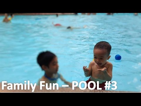 FAMILY FUN - Playtime in the Pool Outdoor | Part 3| Kids Playing Swim Float and Ball by HT BabyTV Video