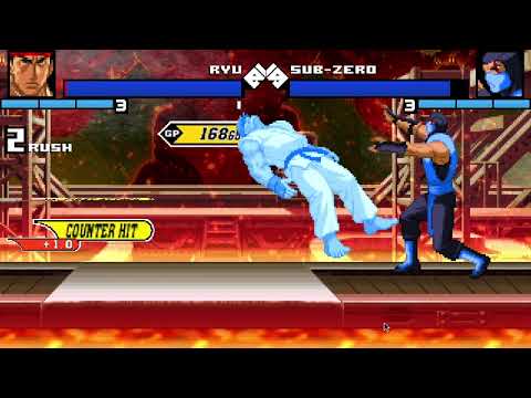 M.U.G.E.N - Ryu VS. Sub-Zero