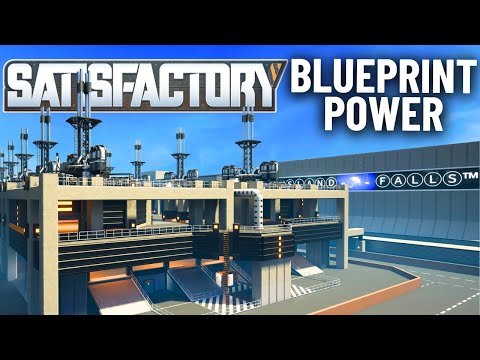 | SATISFACTORY | Building An EPIC Fuel Generator Plant With Blueprints!