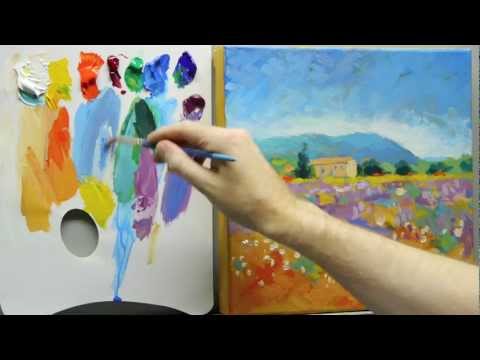 How to paint like Monet: Part 3 - Step-by-step Impressionist landscape painting