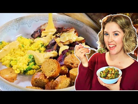 VEGAN MEAL PREP! Autumn Breakfast Bowl | High-protein, vegan, gluten-free