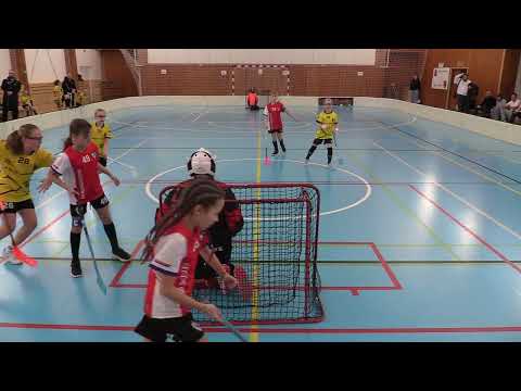 FATPIPE Tigers Start98 Kunratice - Florbalová akademie MB - bílé (8:1) 1. půlka