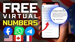 How to Get FREE Virtual Numbers for Facebook, TikTok, WhatsApp & OTP Verification