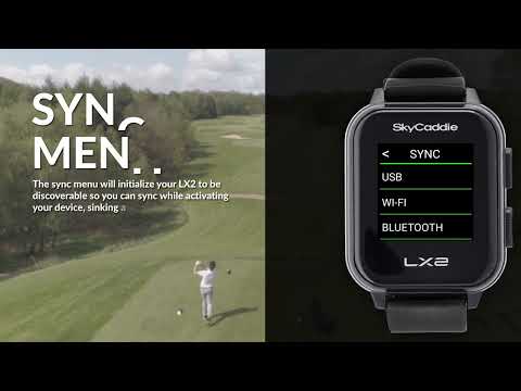 SkyCaddie LX2 Screen Navigation