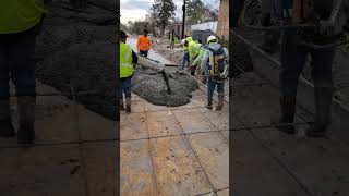 Concrete Pavement Gone Wrong #shorts