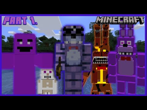 Minecraft FNAF Survival | The Animatronic Apocalypse Has Begun.  (Part 1)