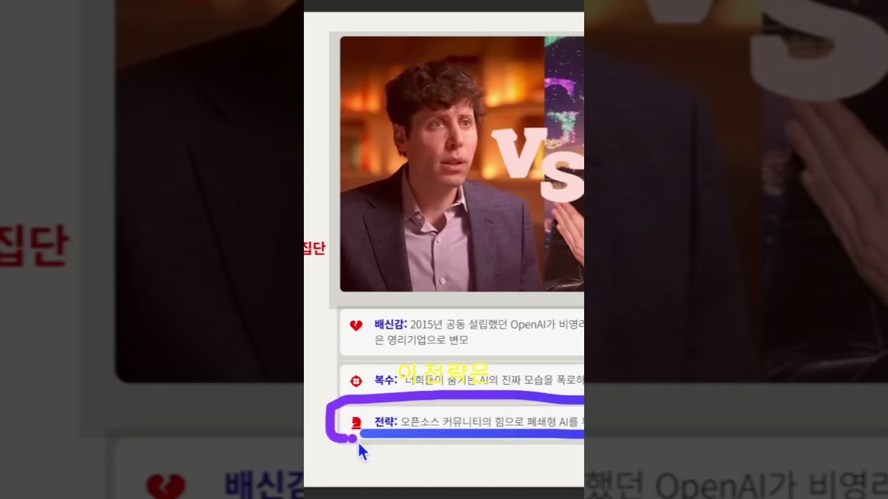 OpenAI를 죽이기 위한 머스크의 신의 한수