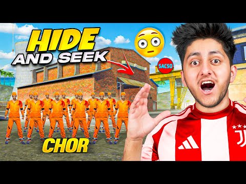 Playing Hide And Seek In Peak Finding 25 Noobs 😂 Can I Find Them All? - Free Fire