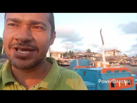 Naldinho pescador mostrando as aventuras diretamente da praia de Barra de Maxaranguape 👍🦐🐟🎣