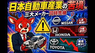 赤い鹿市場観察｜日産リストラ・ホンダ赤字・トヨタ失速、日本自動車産業の苦境