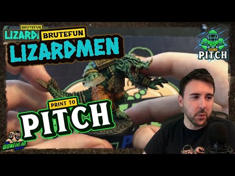 Brutefun Lizardmen Team - 3D Printing Blood Bowl | Print to Pitch (Bonehead Podcast)