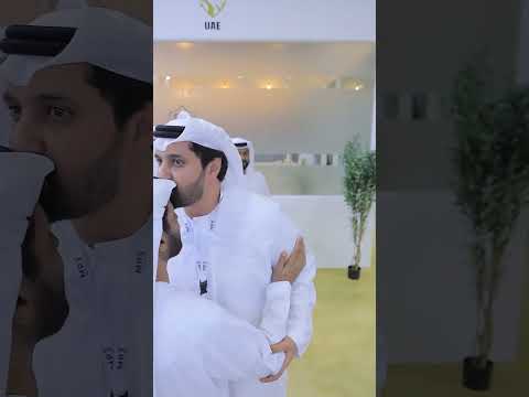 زيارة الشيخ مسلم بن حم لمعرض أبوظبي الدولي للصيد والفروسية