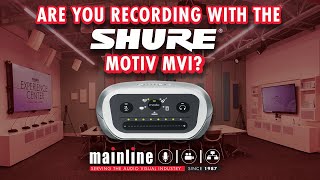 Video thumbnail for Are You Recording With The Shure MOTIV MVi? | TechConnect by Mainline Marketing Inc