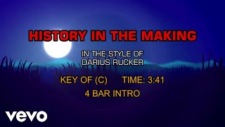 Darius Rucker - History In The Making (Karaoke)