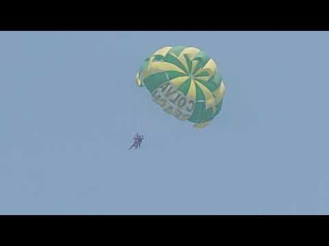 parasailing canopy in Sunset view point Colva Goa