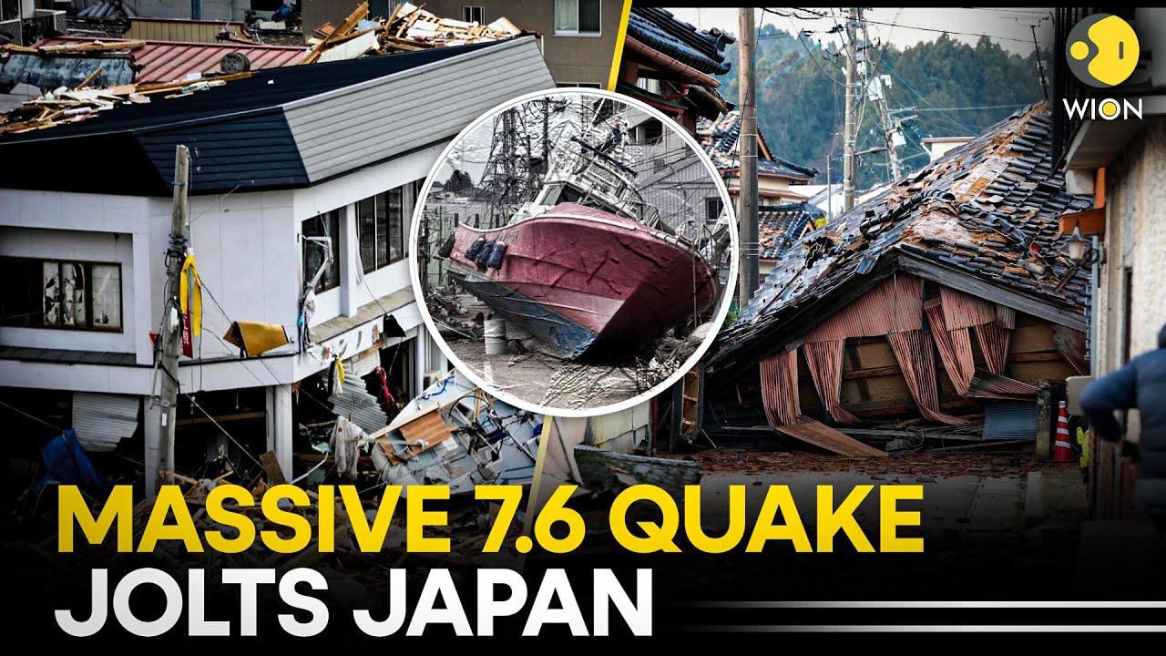 Japan Tsunami LIVE: 7.6-Magnitude Quake Shakes Japan Injuring 23 – Is The Tsunami Coming? |WION LIVE