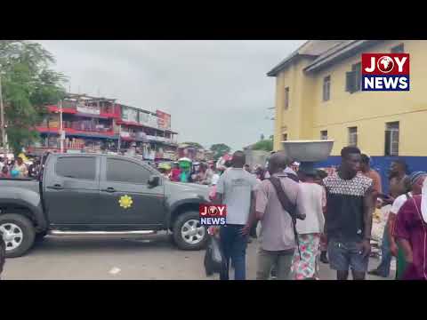 Traders count losses after a fire swept through parts of Tudu near the police station in Accra's CBD