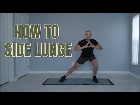 HOW TO FOR BEGINNERS/HOW TO DO SIDE LUNGES/HOW TO SIDE LUNGE EXERCISE