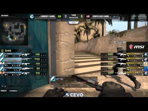 CLG vs Luminosity Game 2 (CEVO-P CS:GO Season 8) - Latorr & Dust
