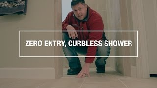 Zero Entry, Curbless Shower Bathroom Remodel - Destin, FL