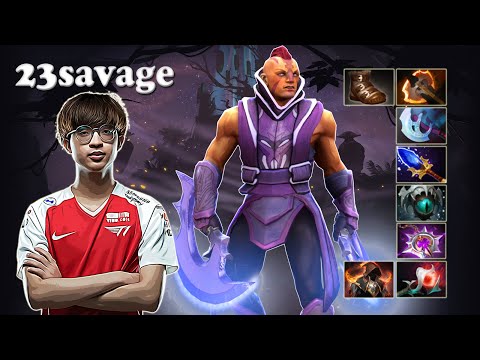 23savage - AntiMage Safelane with Xepher Mirana | Dota 2 7.30e Gameplay