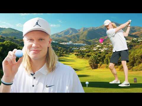 Erling Haaland's Day Off | Golf in Marbella
