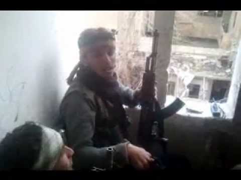 مقابلة مع عناصر أحفاد عائشة أثناء مرابطتهم في مدينة دير الزور