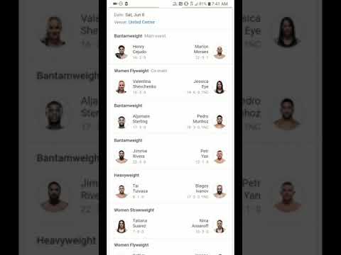 My Top 3 fights on the UFC 238 Card !
