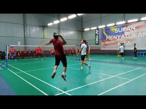 Badminton Friendly Match Men's Double Amateur Sijangkang - Ashraff / PakSuMad Vs Fikry / Faizal