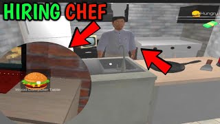HIRING CHEF IN MY CAFE || INTERNET CAFE SIMULATOR || HARSH IN GAME