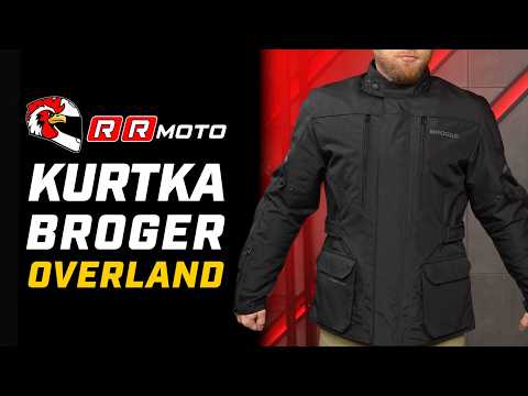 BROGER OVERLAND _ kurtka motocyklowa 3w1 na każdą pogodę | CE AA, touring i funkcjonalność