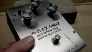 Video thumbnail for vintage guitar sustainer BLACK FINGER by electro-harmonix by tobruz