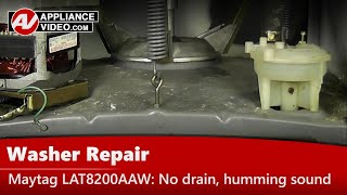 Maytag, Whirlpool, Roper & KitchenAid Washer Drain Pump Issues - Diagnostic & Repair