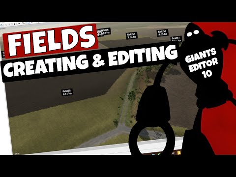 FIELDS Creating and Editing | Giants Editor 10 | Farming Simulator 25 | Part 9