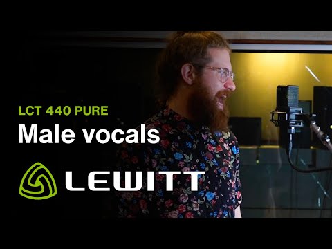 LCT 440 PURE - Male vocals - Sound samples by LEWITT