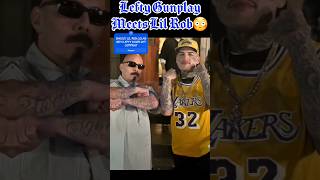 VIRAL SURENO RAPPER LEFTY GUNPLAY MEETS LIL ROB💯 BEHIND THE SCENES #lilrob #leftygunplay #chicanorap