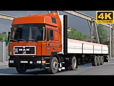 4K | ETS2 1.45 | Promods | Man F90 | Opole 🇵🇱 󠁧󠁢󠁳󠁣 - Radom 🇵🇱