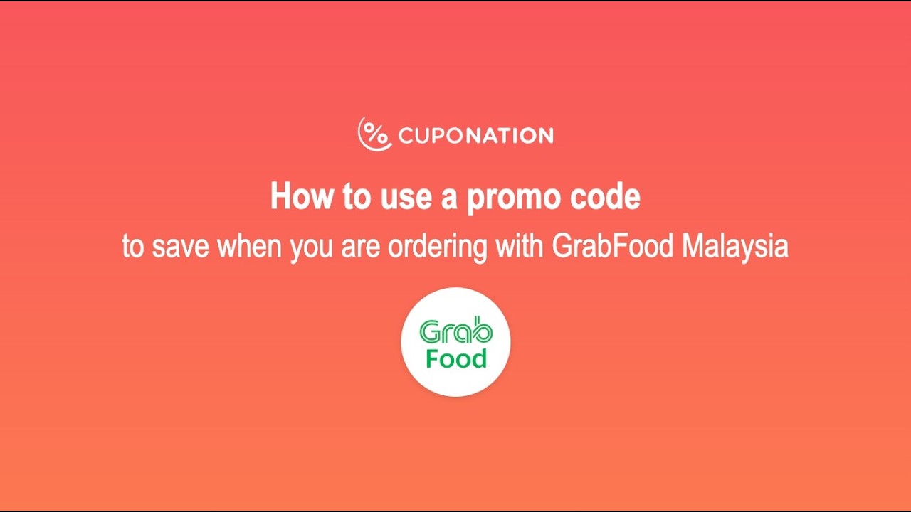 Quick guide to using your GrabFood promo code