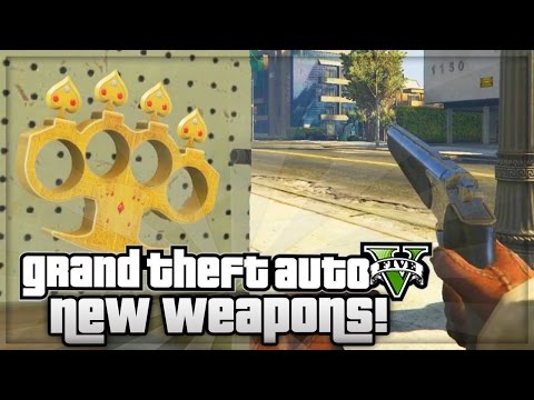 GTA 5 Ill Gotten Gains Part 2 NEW Weapons Knuckle Duster & Marksman Pistol