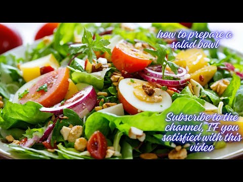 Fresh & Flavorful ~ Mastering the Art of Crafting the Ultimate Salad Bowl | Step-by-Step Recipe Tips