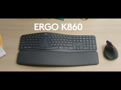 Logitech ERGO K860 clavier ergonomique sans fil split disposition