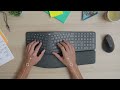 Logitech ERGO K860 belaidė klaviatūra, grafito spalvos, JAV tarptautinis išdėstymas (Qwerty)