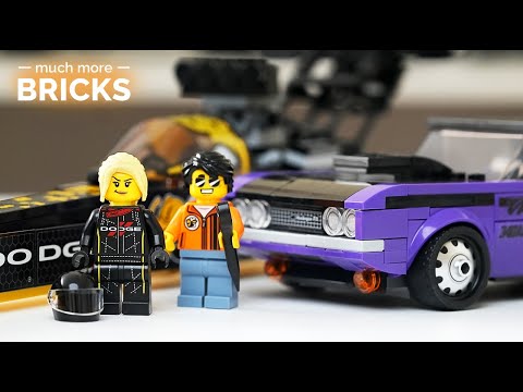 Vidéo LEGO Speed Champions 76904 : Mopar Dodge//SRT Top Fuel Dragster et 1970 Dodge Challenger T/A