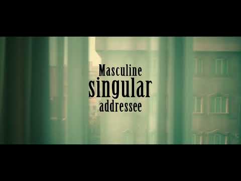 Movie trailer، Masculine singular addressee