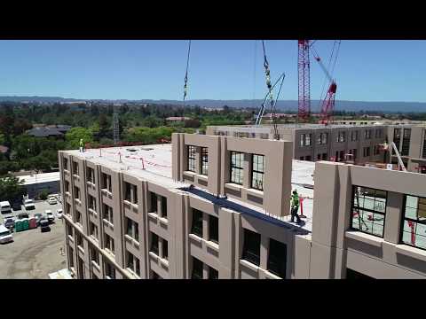 Clark Pacific - Escondido Village Graduate Residences - Panel installation