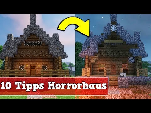 Minecraft 10 tips for a horror house |  Build Minecraft Halloween House