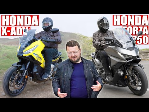 Honda X-ADV and Honda Forza 750. Maxi scooter test for 2025. What has changed, which one is for w...