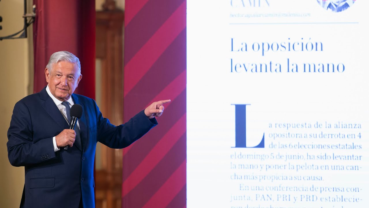 Mañanera de AMLO del 22 de junio de 2022